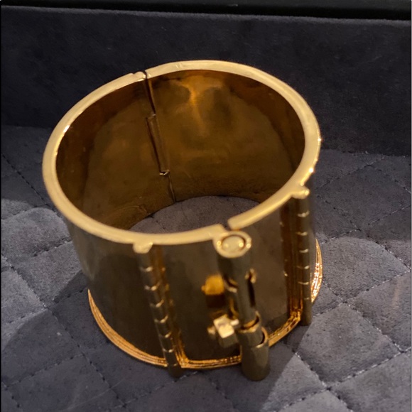 CC Skye Gold Cuff Bracelet - Picture 3 of 3